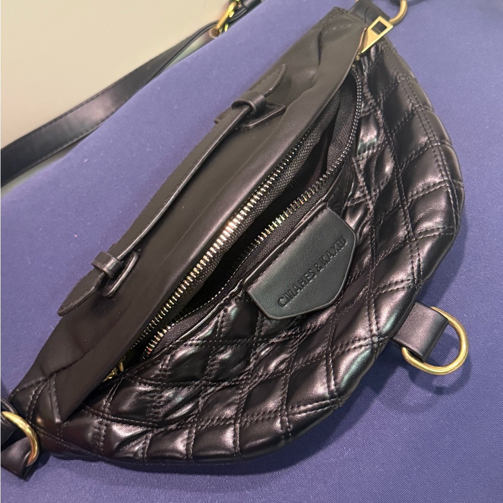 Black Quilted Bag